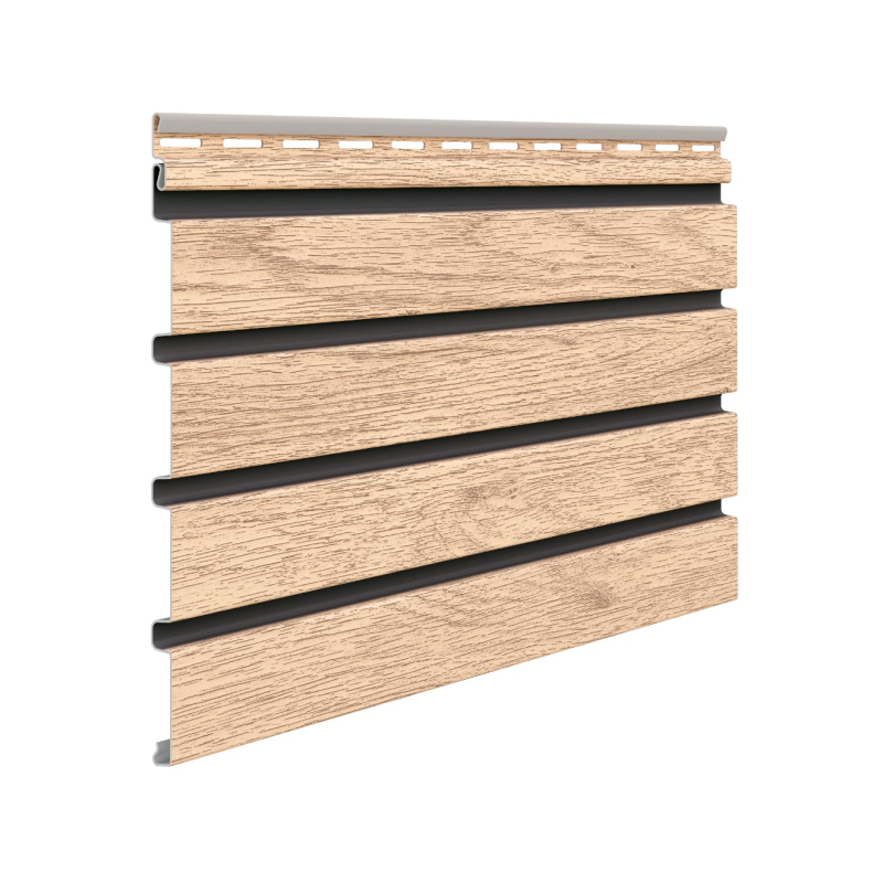 Fasadinės lameles Fronto SVP Šviesus ąžuolas V-black - 10 vnt