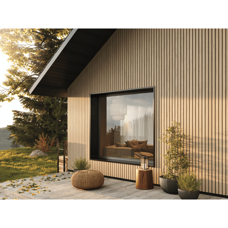 Fronto SVP slatted panels Oak V-Black 4 pcs