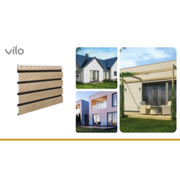 Fronto SVP slatted panels Oak V-Black 4 pcs