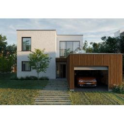 Fasádní a stropní panely VILO v barvě ořechu, 4 ks