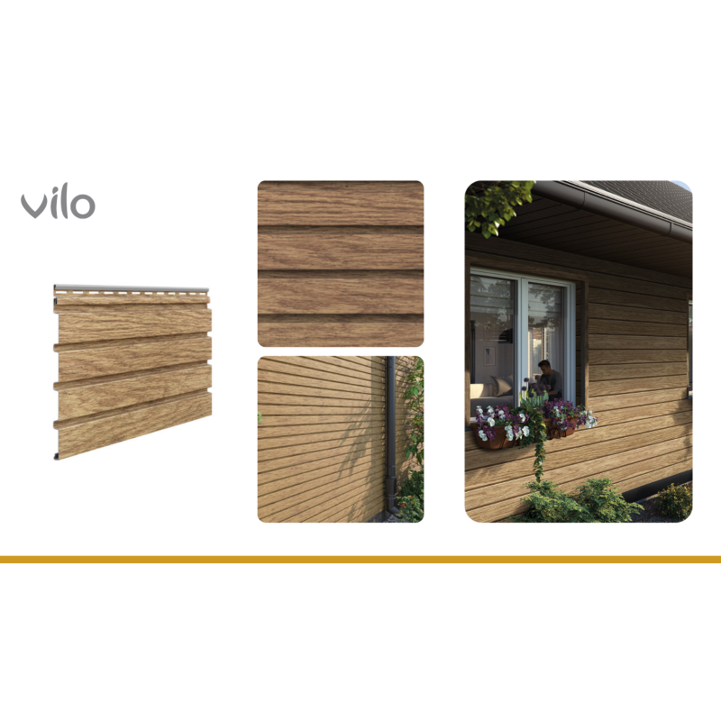 Fasádní a stropní panely VILO Honey Oak, 4 ks