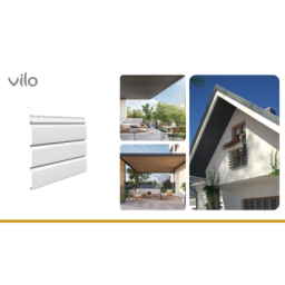 Soffit panel with perforation SV 07 White (10pcs)