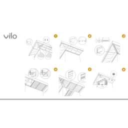 Panel de sofito con perforación SV 07 Blanco (10pzas.)