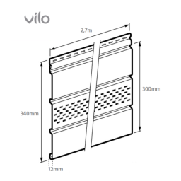 Soffitipaneel ilma perforatsioonita SV 08 Pruun (10 tk)