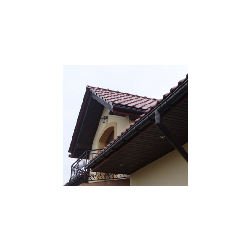 Soffit panel without perforation SV 08 Brown (10pcs)