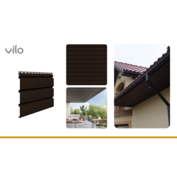 Soffit panel without perforation SV 08 Brown (10pcs)