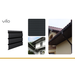 Soffitipaneel ilma perforatsioonita SV 08 Grafiit (10 tk)