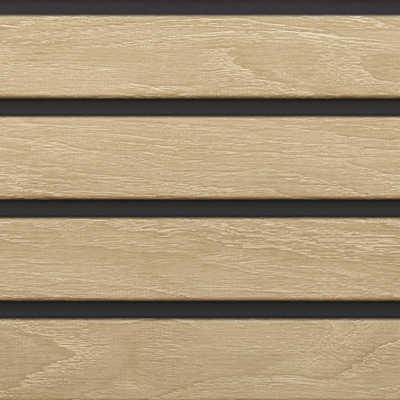 Paneles de lamas Fronto SVP Roble V-Negro 4 pzas
