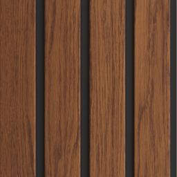 Fronto SVP Noyer V-Lamelles noires 4 pcs