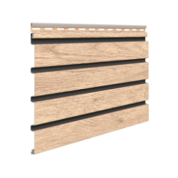 Fronto SVP roble claro V-Negro lamelas 4 pzas
