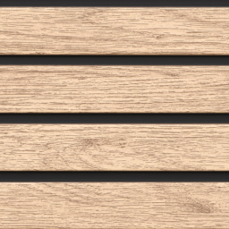 Fronto SVP hele tamm V-mustad lamellid 4 tk