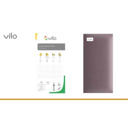 Čalouněné panely 30X60 PUDRAL ROSE