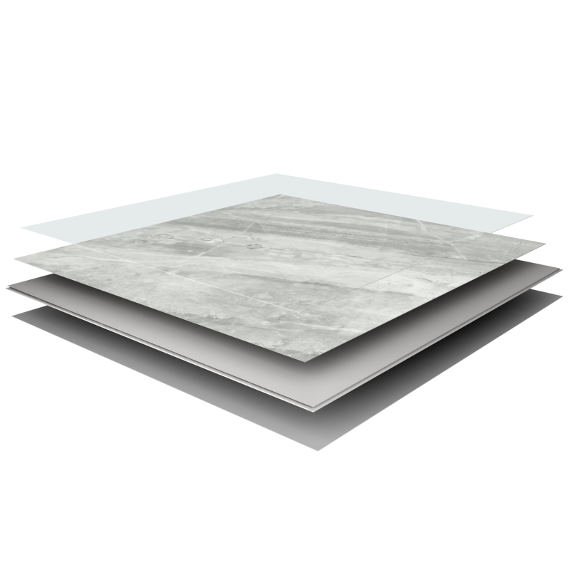 SPC-Bodenbelag 60x60 ASH GREY (1,44m2 Packung - 4 Stk)