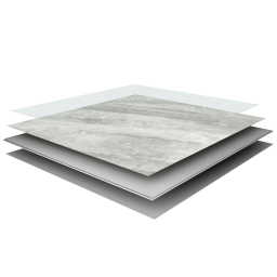 SPC-Bodenbelag 60x60 ASH GREY (1,44m2 Packung - 4 Stk)
