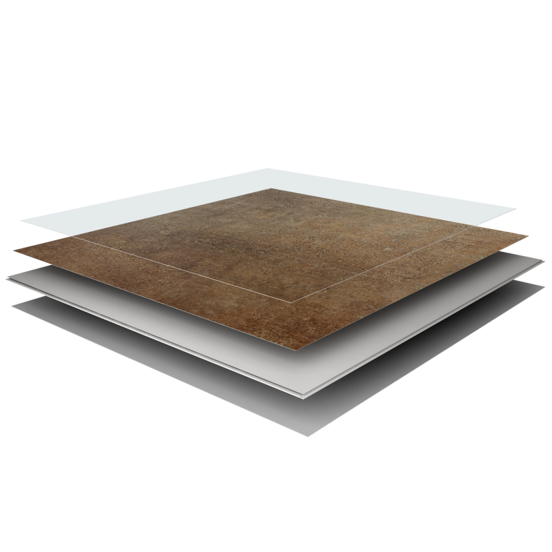 Підлогова дошка SPC 60x60 RUSTY (упаковка 1,44м2 - 4шт)