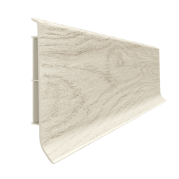 Vilo Sample: LINELA 404 AUCKLAND OAK Skirting Board – Plinth Profile – Waterproof PVC