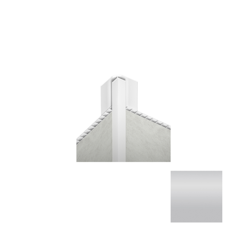 Dekoratiivne paneeli viimistlus Motivo L.BOAZ. B5 ANGLE. SISEMINE. SILVER