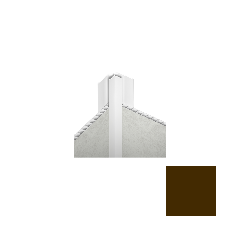 Dekoratīvā paneļa apdare Motivo L.BOAZ. B5 ANGLE. INTERJERS. GAIŠA BRONZE