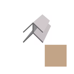 Dekoratyvinės plokštės apdaila Motivo L.BOAZ. B1 ANGLE. OUT. BEIGE