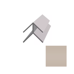 Finishing of the decorative panels Motivo L.BOAZ. B1 ANGLE. EX. MOCCA