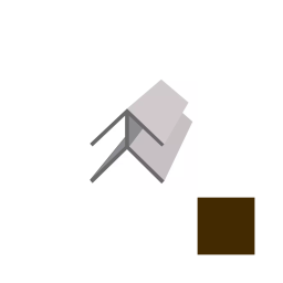 Finishing of the decorative panels Motivo L.BOAZ. B1 ANGLE. OUT. LIGHT BRONZE