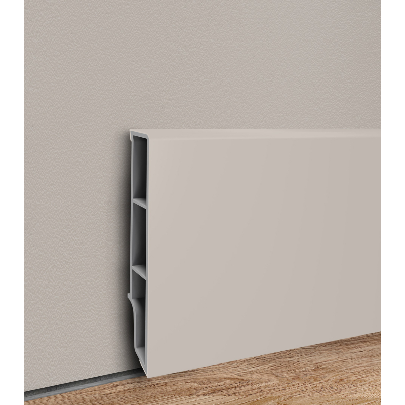 Vilo Sempla 710 Skirting Board, Cashmere, Plinth, Profile, Waterproof PVC