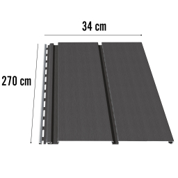 Vilo Sample: VOX SV-09 PVC ROOF SOFFIT AND CEILING PANELLING PVC Roof Soffit and Ceiling Panelling