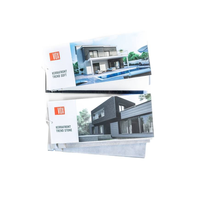 Vilo Sample: Kerrafront FS-301 façade cladding, façade slats, external façade slats, cladding panels