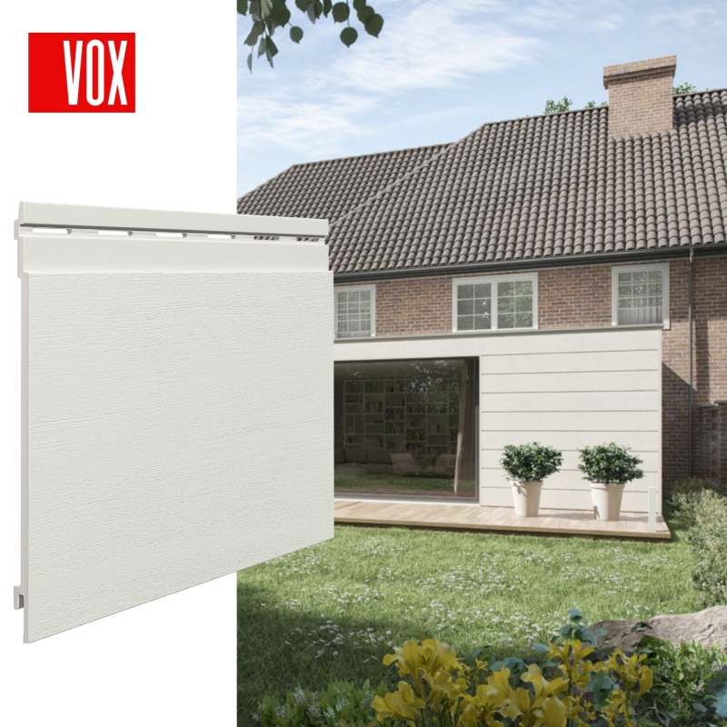 Vilo Sample: Kerrafront FS-301 façade cladding, façade slats, external façade slats, cladding panels