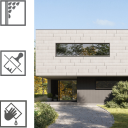 Vilo Sample: Kerrafront FS-301 façade cladding, façade slats, external façade slats, cladding panels