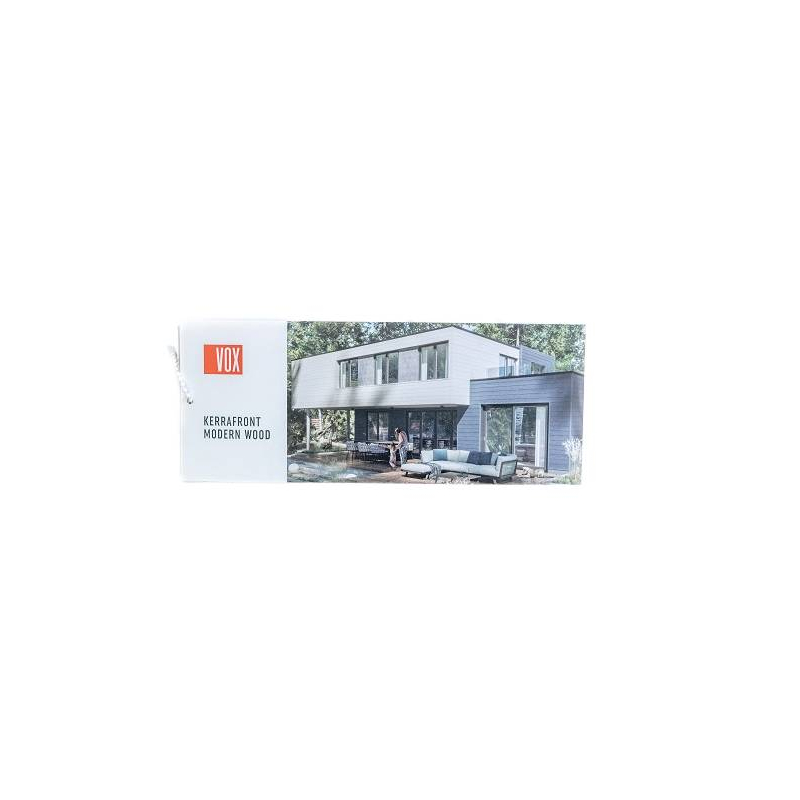Vilo Sample: Kerrafront façade cladding – KF FS-302 façade slats – External façade slats – Siding panels