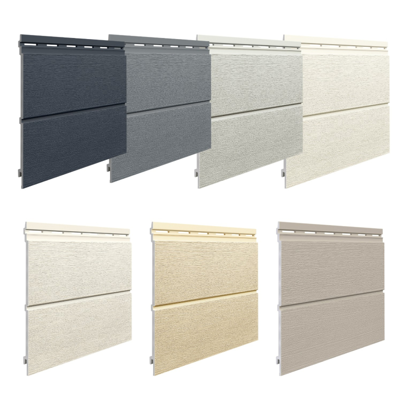 Vilo Sample: Kerrafront façade cladding – KF FS-302 façade slats – External façade slats – Siding panels