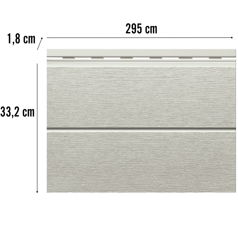 Próbka Siding elewacyjny Kerrafront lamele elewacyjne KF FS-302