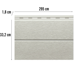 Próbka Siding elewacyjny Kerrafront lamele elewacyjne KF FS-302