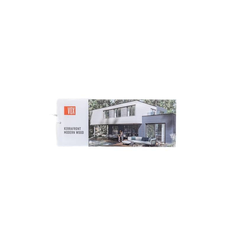 Vilo Sample: Kerrafront façade cladding – KF FS-304 façade slats – External façade slats – Siding panels