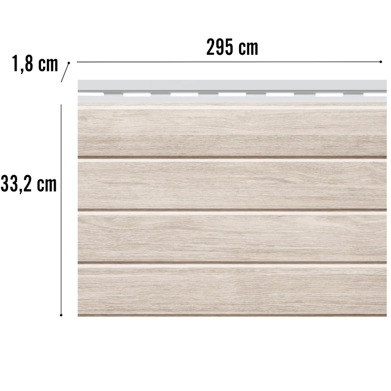 Vilo Sample: Kerrafront façade cladding – KF FS-304 façade slats – External façade slats – Siding panels