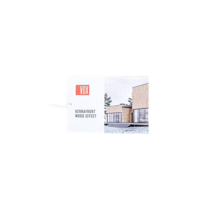 Vilo Sample: Kerrafront façade cladding – KF FS-201 façade slats – External façade slats – Siding panels