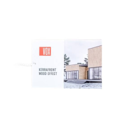 Vilo Sample: Kerrafront façade cladding – KF FS-201 façade slats – External façade slats – Siding panels