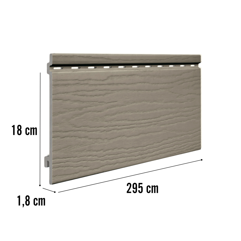 Vilo Sample: Kerrafront façade cladding – KF FS-201 façade slats – External façade slats – Siding panels