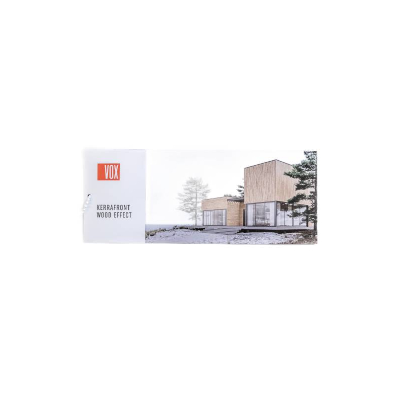 Vilo Sample: Kerrafront façade cladding – KF FS-304 façade slats – External façade slats – Siding panels