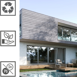 Vilo Sample: Kerrafront façade cladding, façade slats, external façade slats, cladding panels