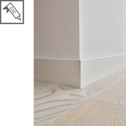 Vilo Sample: ESPUMO VOX PVC Skirting Board, Plinth, Profile, Waterproof PVC