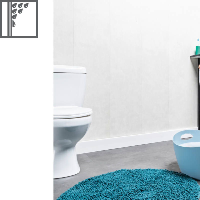 Vilo Sample: ESPUMO VOX PVC Skirting Board, Plinth, Profile, Waterproof PVC