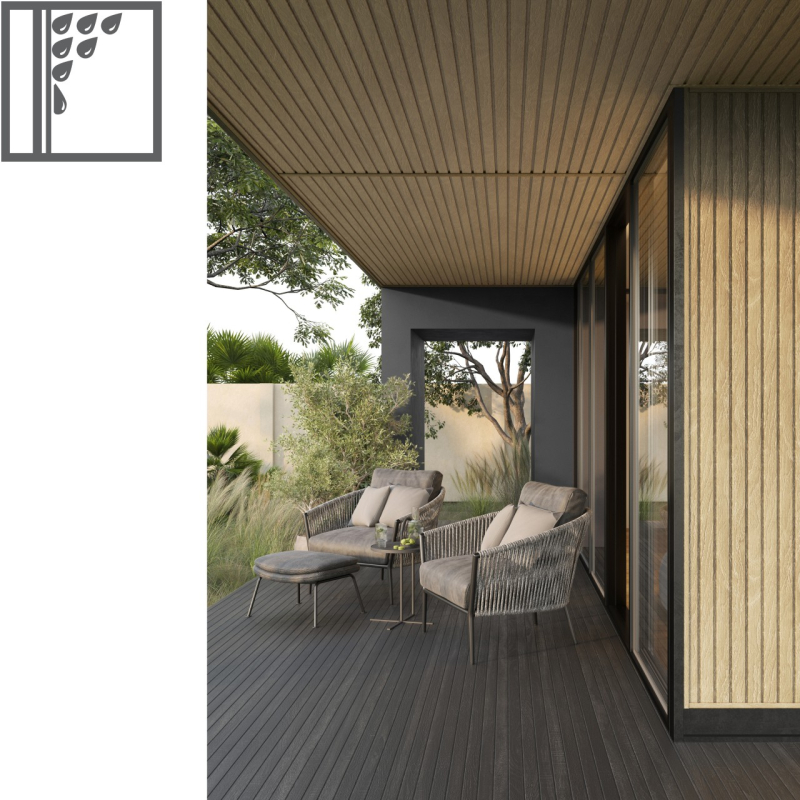 Vilo Sample: VOX FACADE SLATS – FRONTO MAX3 FACADE PANELS – External Facade Slats