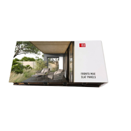 Vilo Sample: VOX FACADE SLATS, FRONTO MAX FACADE PANELS, External Facade Slats