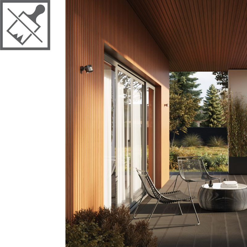 Vilo Sample: VOX FACADE SLATS, FRONTO MAX FACADE PANELS, External Facade Slats
