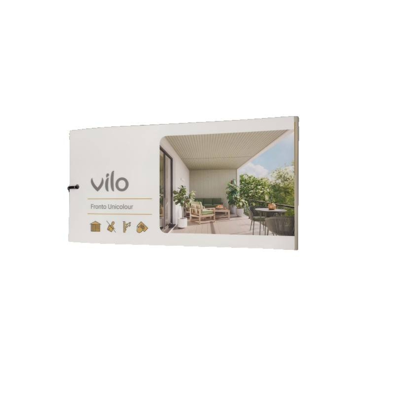Vilo Sample: FRONTO VILO FACADE SLATS, FACADE PANELS – External Facade Slats