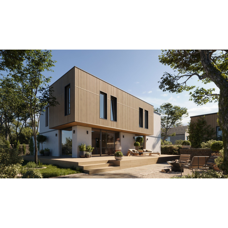 Vilo Sample: FRONTO VILO FACADE SLATS, FACADE PANELS – External Facade Slats