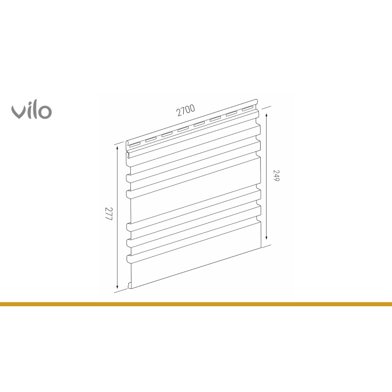 Vilo Sample: FRONTO VILO FACADE SLATS, FACADE PANELS – External Facade Slats