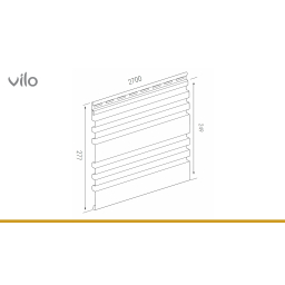 Vilo Sample: FRONTO VILO FACADE SLATS, FACADE PANELS – External Facade Slats